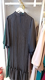 Siyah taşsız abiye